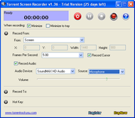 Torrent Screen Recorder screenshot